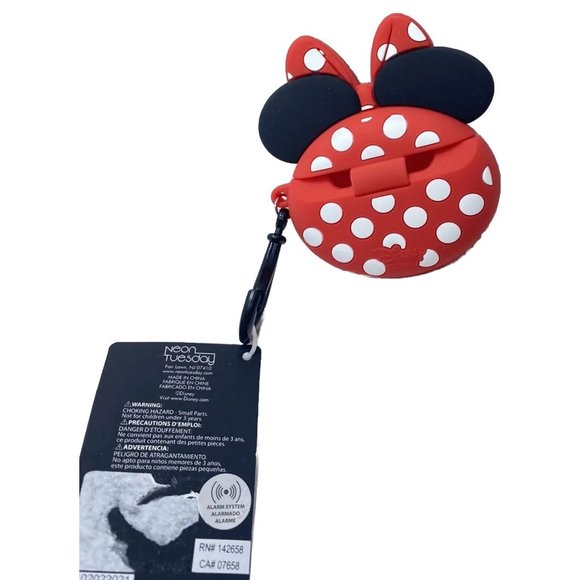 Disney Minnie Mouse Airpod Case Red White Earbud Silicone Case, Brand New w Tags - Picture 2 of 13